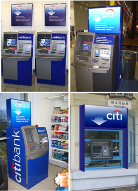Оформление банкоматов Ситибанка